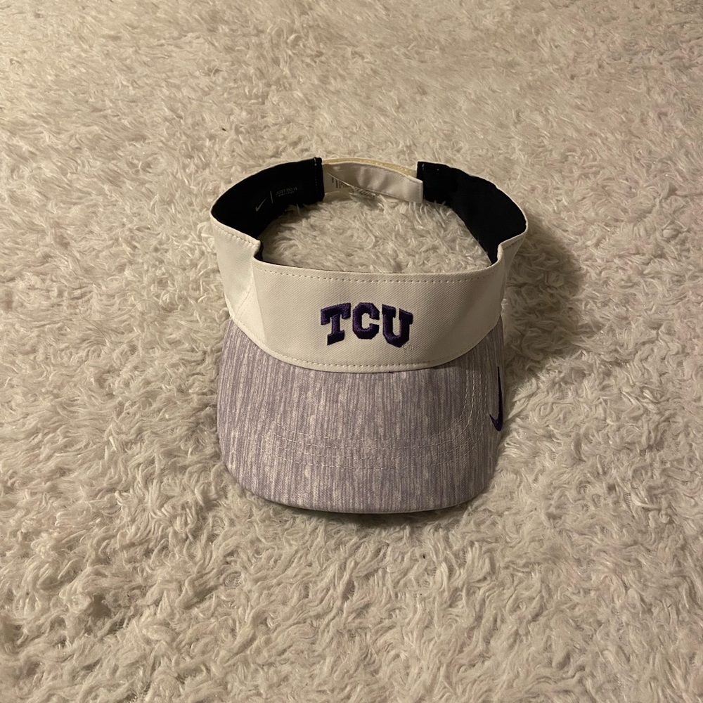TCU Nike Visor Hat